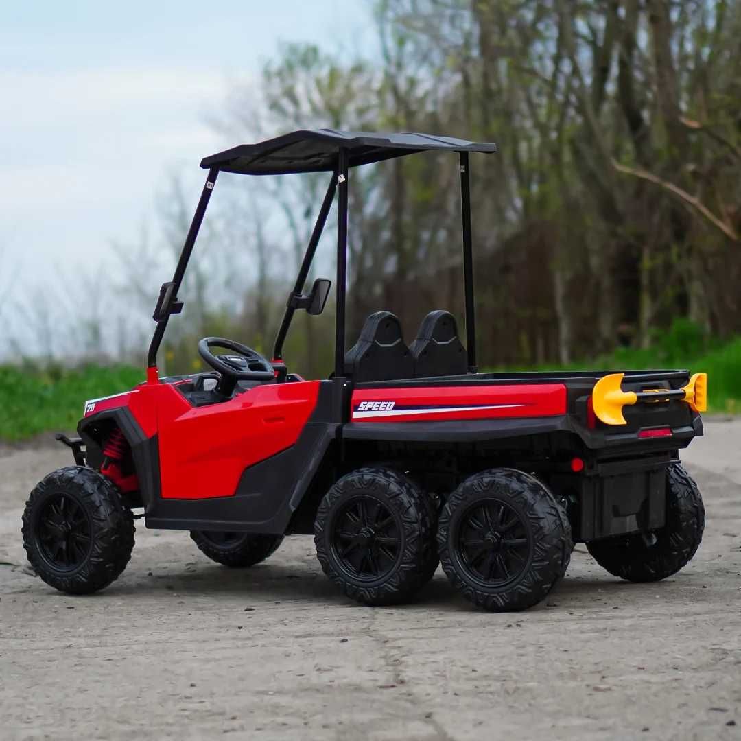 UTV electric pt copii, Gladiator, 2 locuri, 180W, 12V echipat premium