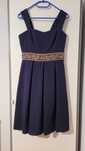 Rochie Nissa eleganta, midi, mov