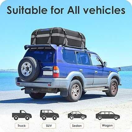 Rymopuey Geantă de plafon auto, impermeabilă,  cutie de plafon auto