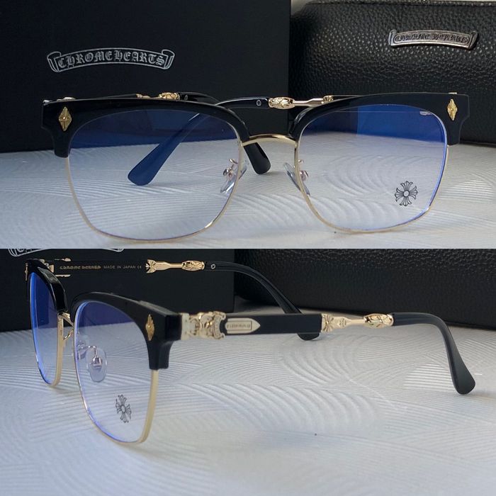 Chrome Hearts Ochelari pentru calculator ochelari de soare transparenț