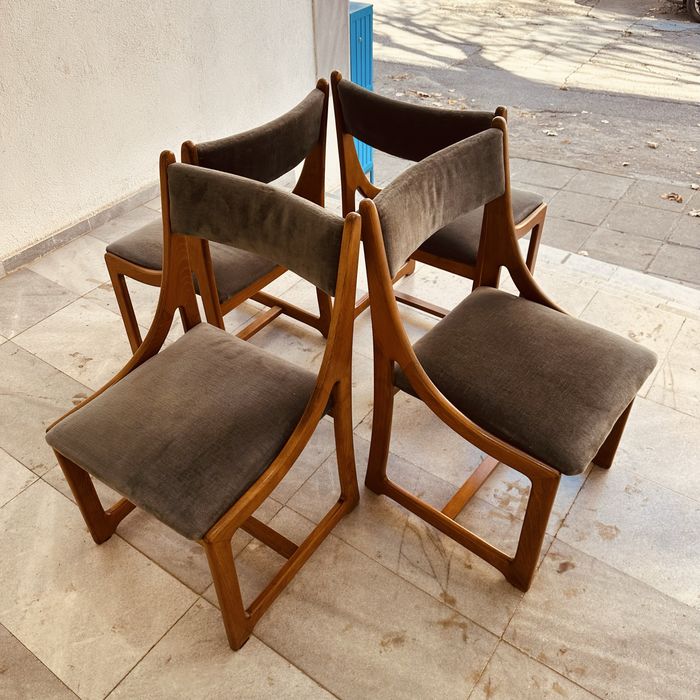 Италиански дизайнерски столове, Mid-Century Modern (4 бр.)