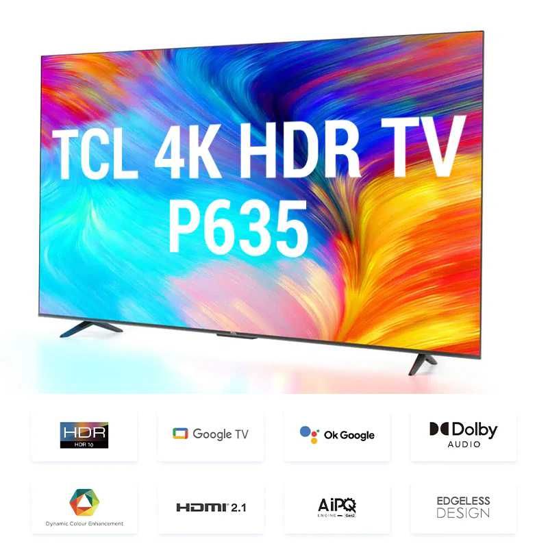 Телевизор TCL P635 43/50/55 4к SMART!  Прошивка+Доставка бесплатно