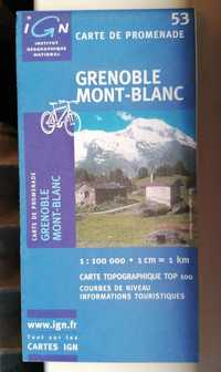 Harta Mont Blanc