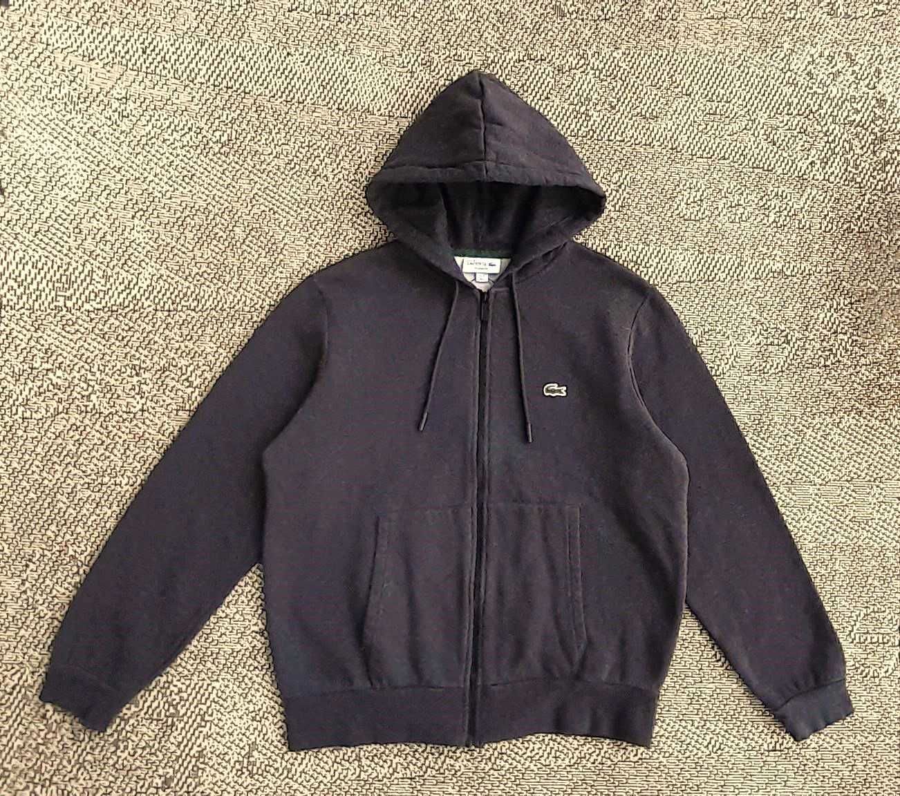 LACOSTE ZIP HOODIE Lightning Chine суитчър M / Оригинал