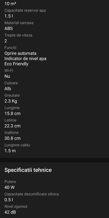 Dezumidificator Turbionaire Start5