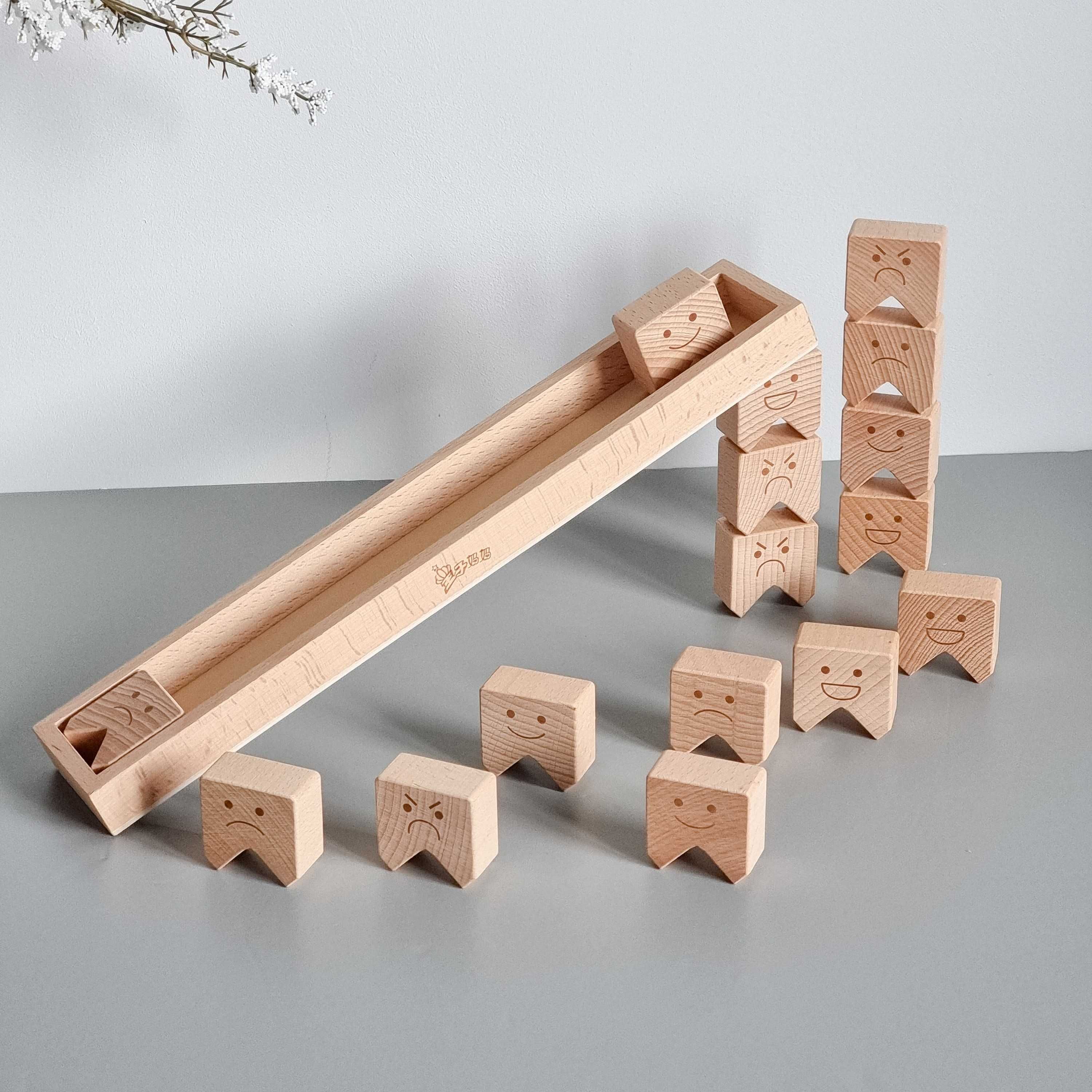 Joc Turn de echilibru constructii expresii din lemn