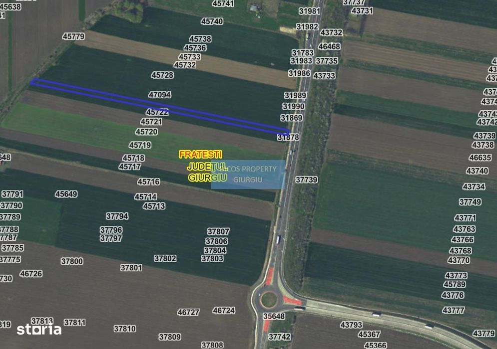 Teren extravilan 5000 mp – deschidere DN5