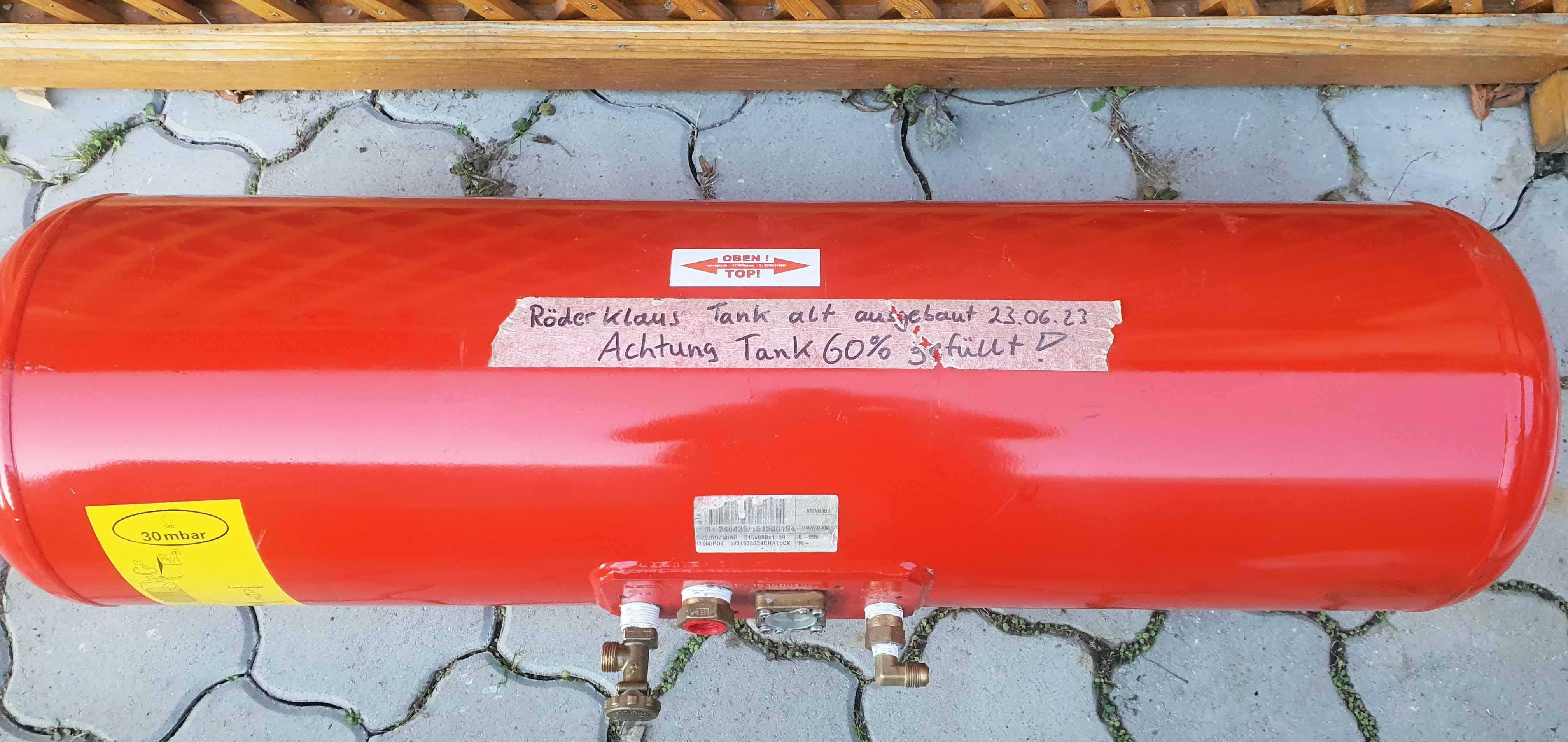 Stako rezervor GPL 80 litri, complet echipat, ca nou, import Germania