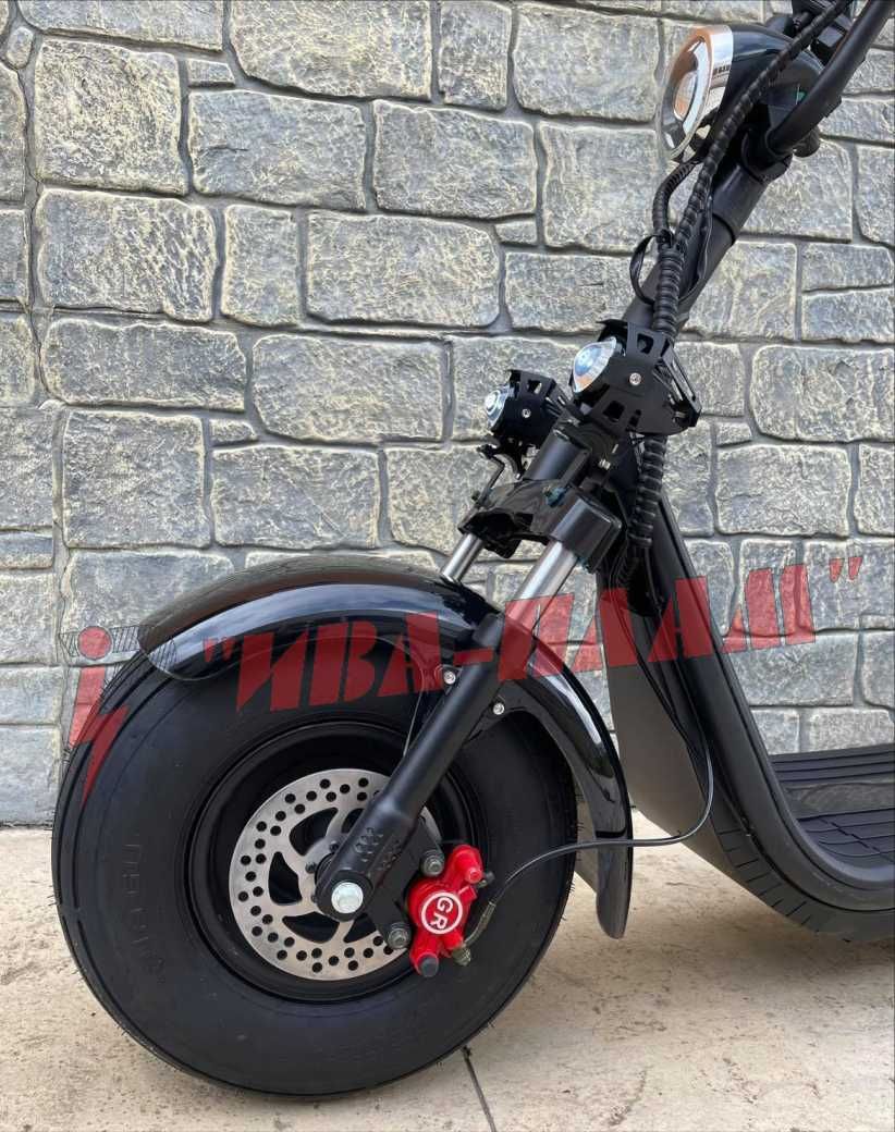 Електрически скутер ’Harley’-1500W+Преносима батерия+Bluetooth+ЛИЗИНГ