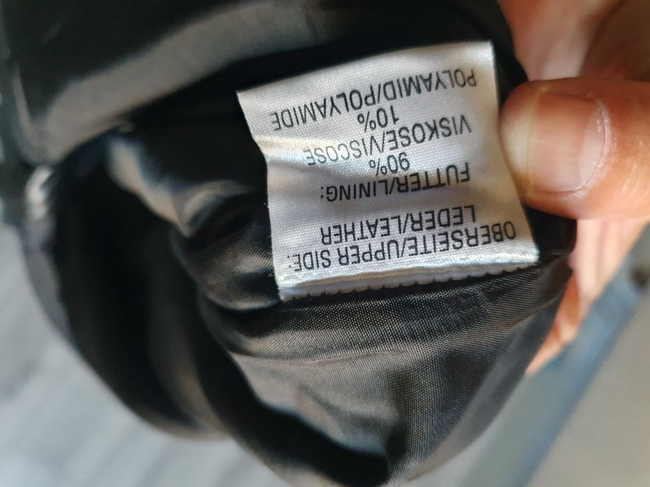 Pantaloni de piele Block Ledermoden - Talie 115 cm