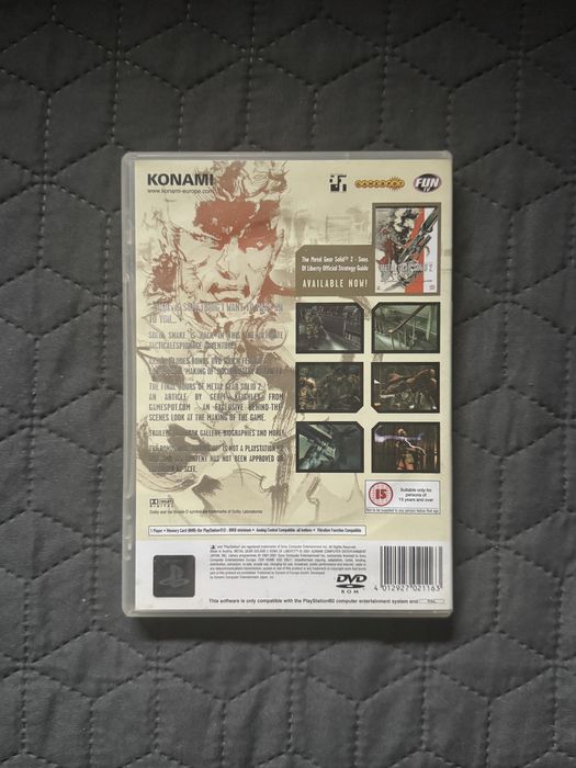 Metal Gear Solid 2 Sons of Liberty Playstation 2 PS2