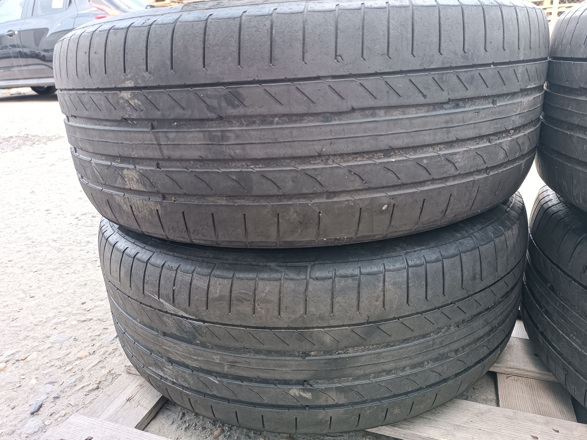 Лети джанти 18ки 5х114.3 Toyota + летни гуми 235/55/18 Continental