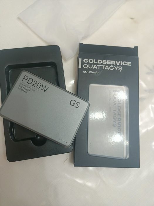 Внешний аккумулятор Powerbank GS Ultra Slim 15W