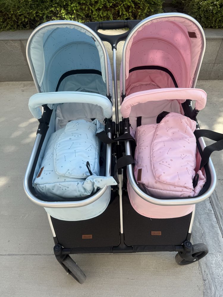 Бебешка количка за близнаци Chipolino duo smart
