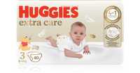 Пелени Huggies Extra Care размер 3, 40 бройки