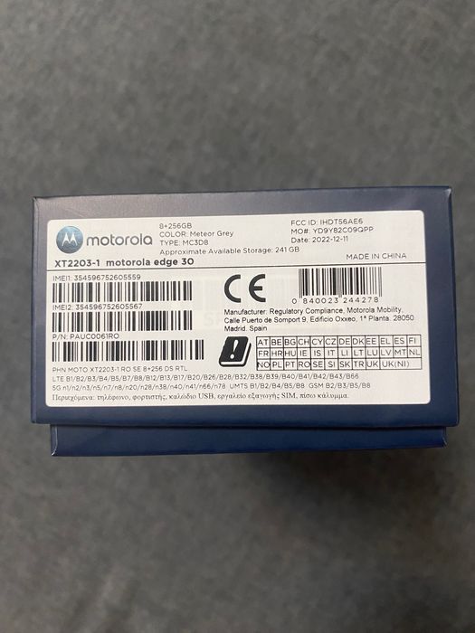 Motorola edge 30 5G 256gb