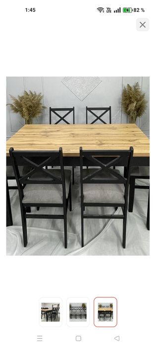 Стол стулья новые