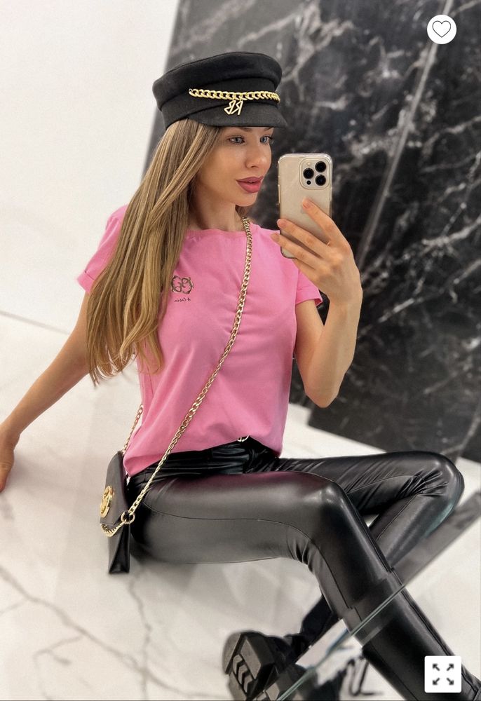 Розова тениска Alessa