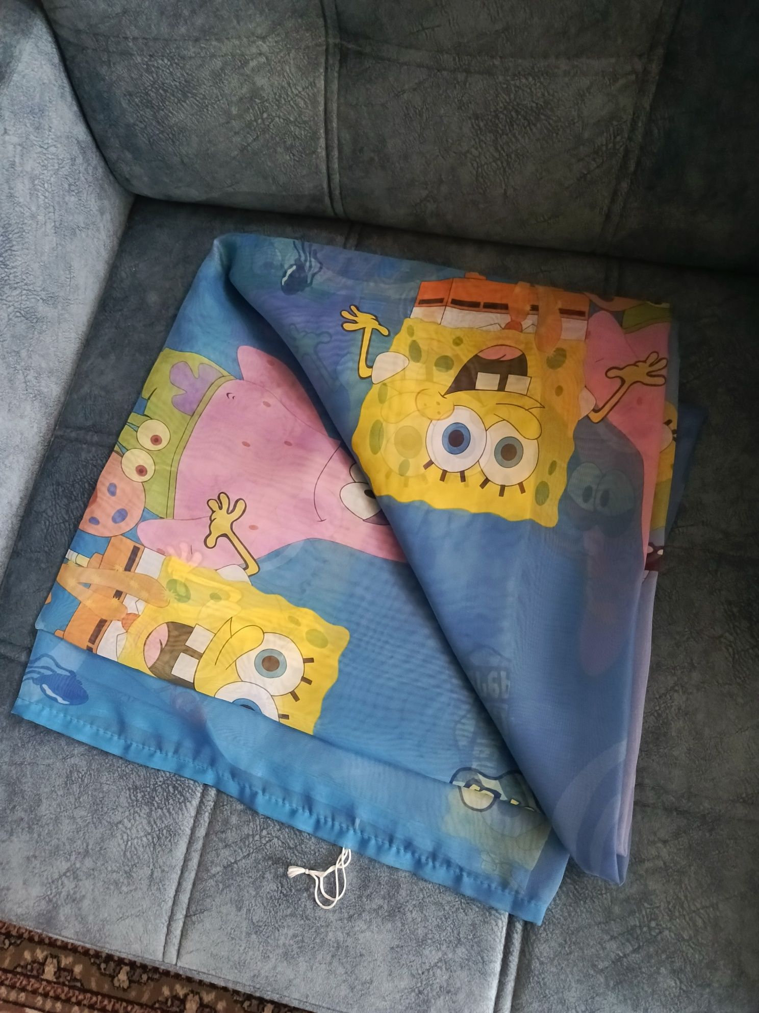 Продам тюль Губка Боб.