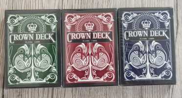 Carti de joc The Crown deck playing cards Red/Blue/Green