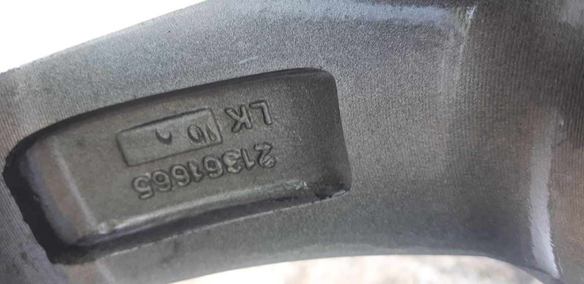 Джанти 5х 100,16 цола,ет 40,6,5J