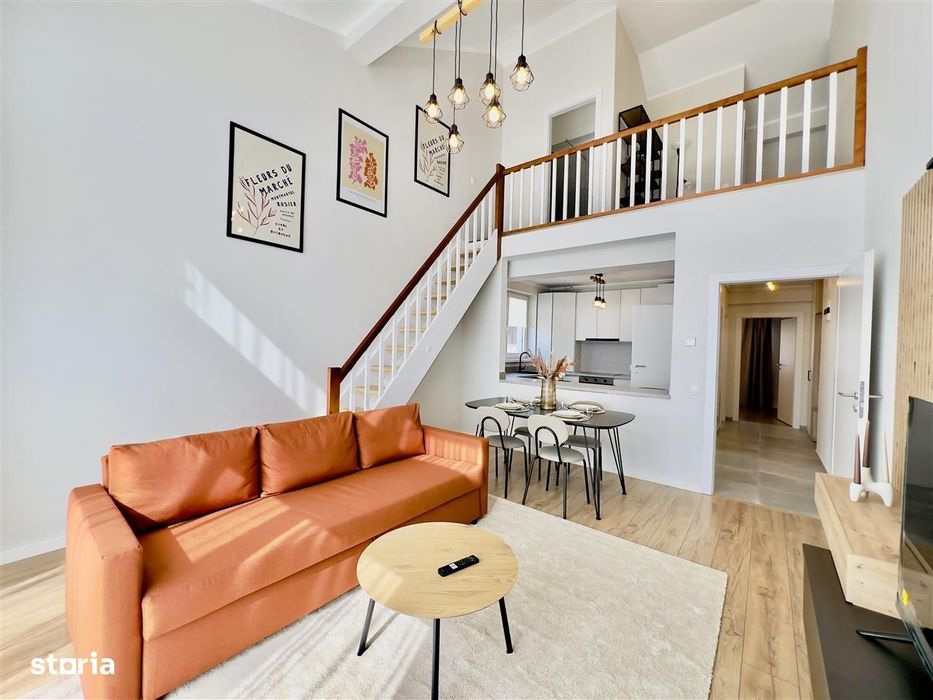 Penthouse de lux cu 4 camere, 103 mp utili, mobilat si utilat premium