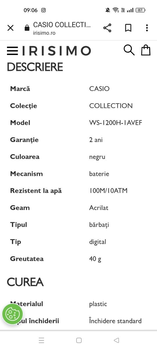 Ceas de vânzare barbatesc