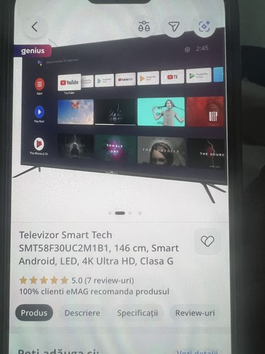 Tv smart.tech LED