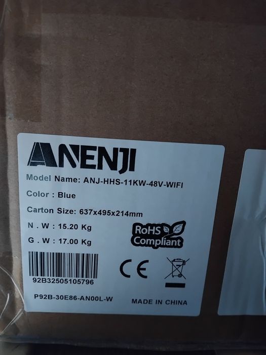Invertor hibrid 11 kw anenji
