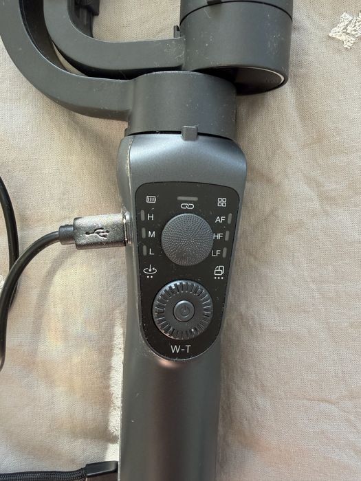 Стабилизатор за телефон, Gimbal Stabilizer, 3-осов, Черен