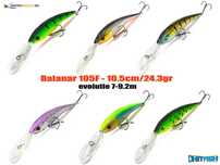Voblere pescuit la trena Hitfish SDR 9-12.5cm, evolutie intre 4-9m