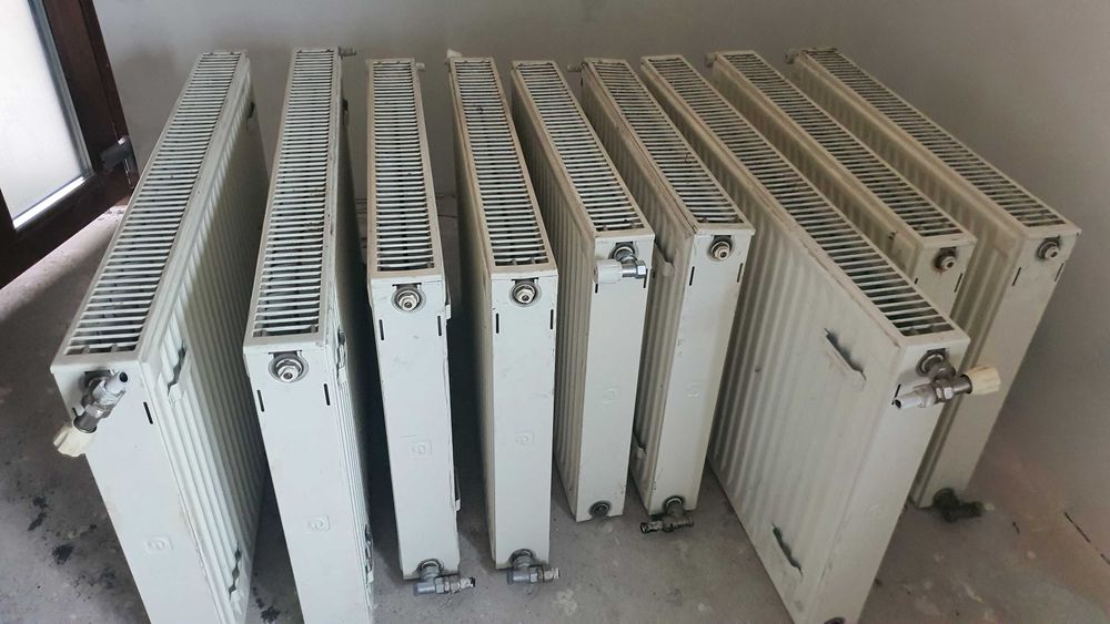 Radiator căldură-Calorifer-Calorifere+Robineti-cu 2 randuri de celule