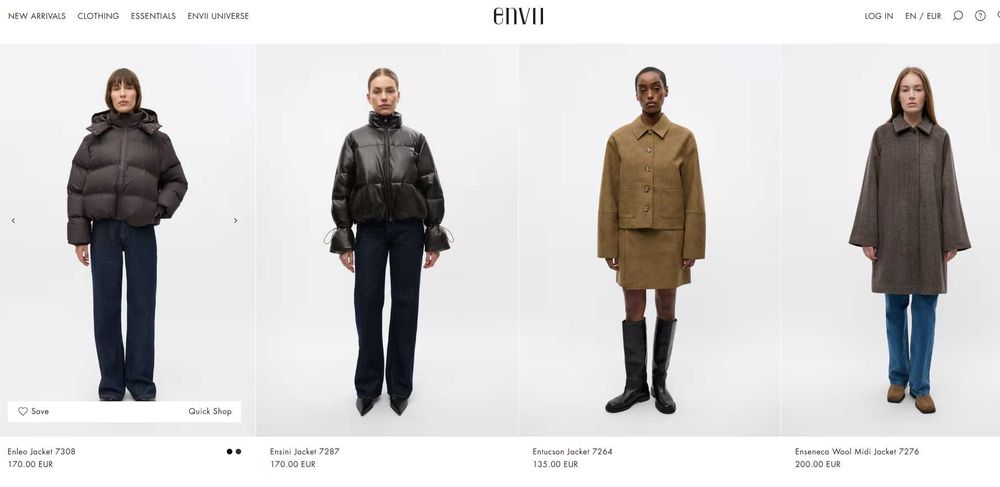 Дамско яке Envii размер S