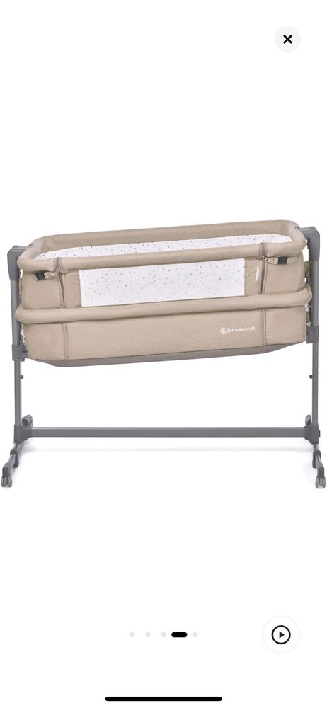 Patut Co Sleeper Kinderkraft + saltea fibra cocos