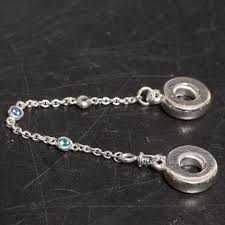 Pandora Lanț de siguranță cu piatră albastră triplă, pret excelent!