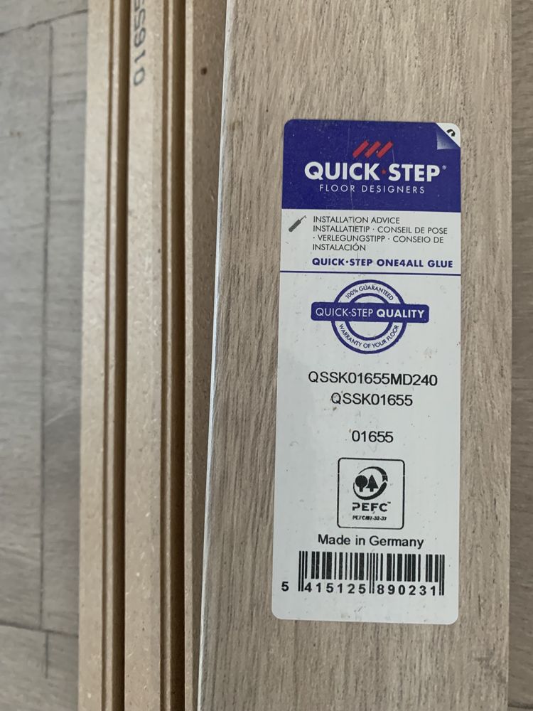 Plinta parchet Proges Quick Step 58x12x2400mm NOUA!