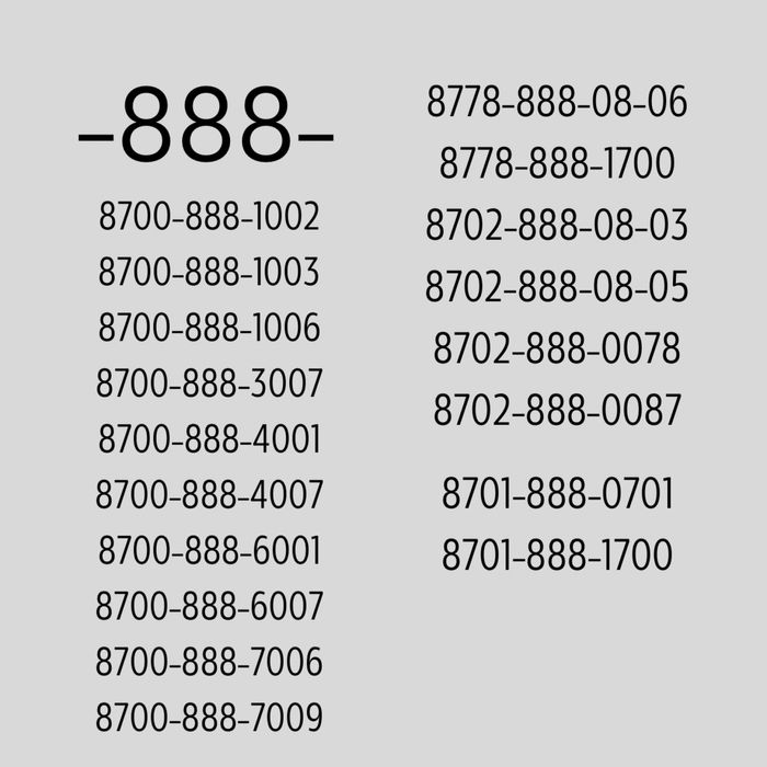 Красивые Номера актив, алтел