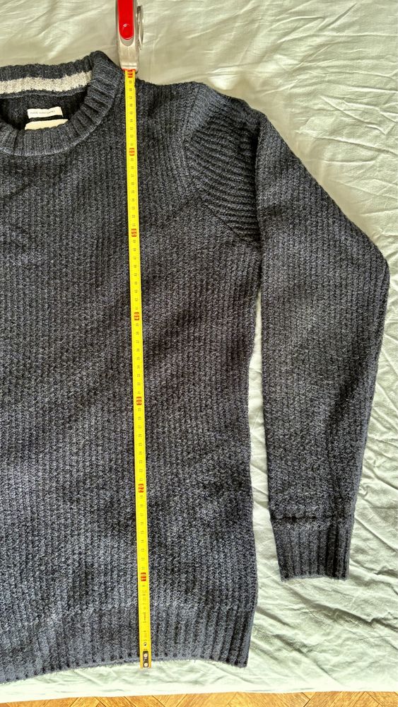 Мъжки TOMTAILOR пуловер, тъмносин, размер М