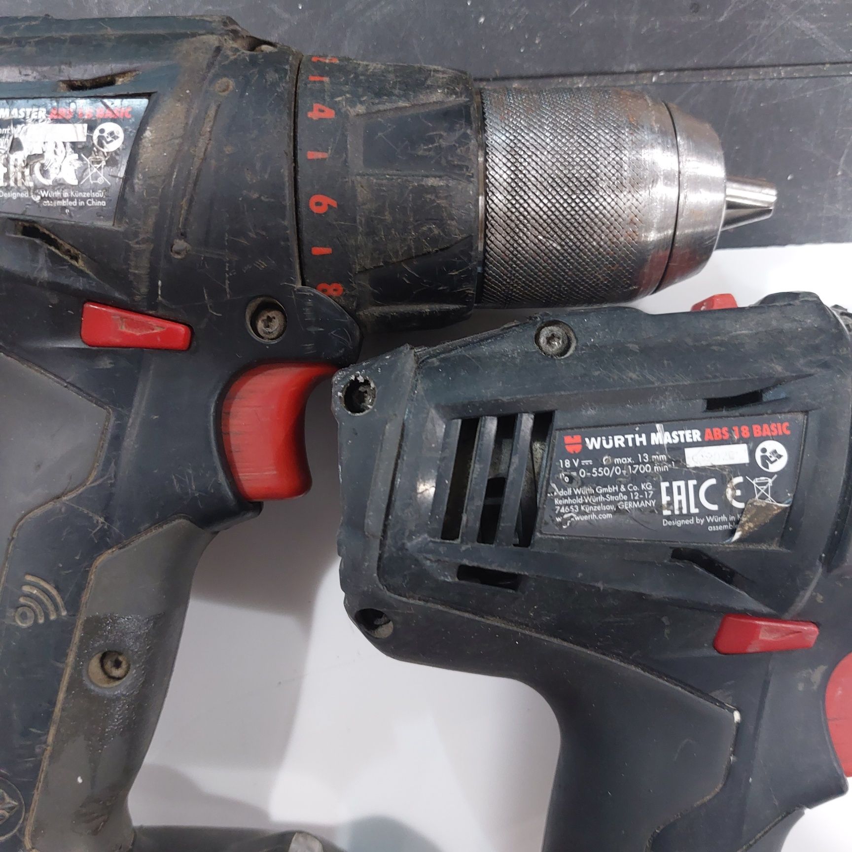 Безчетков акумулаторен винтоверт Вюрт  Wurth ABS 18 COMPACT BASIC