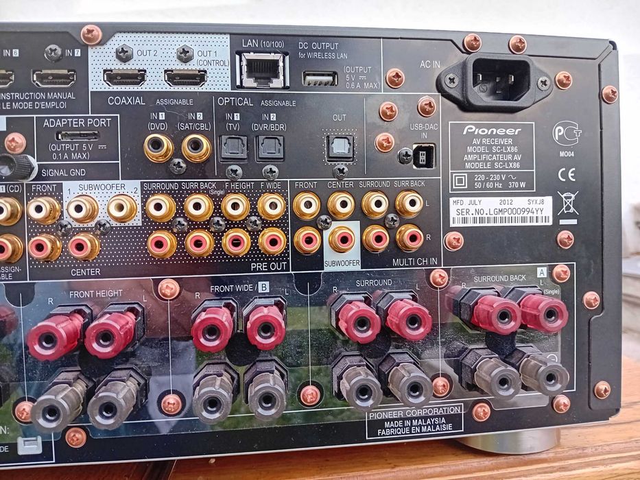 Receiver Pioneer SC-LX86, Direct Energy HD, impecabil. (Preț redus)!