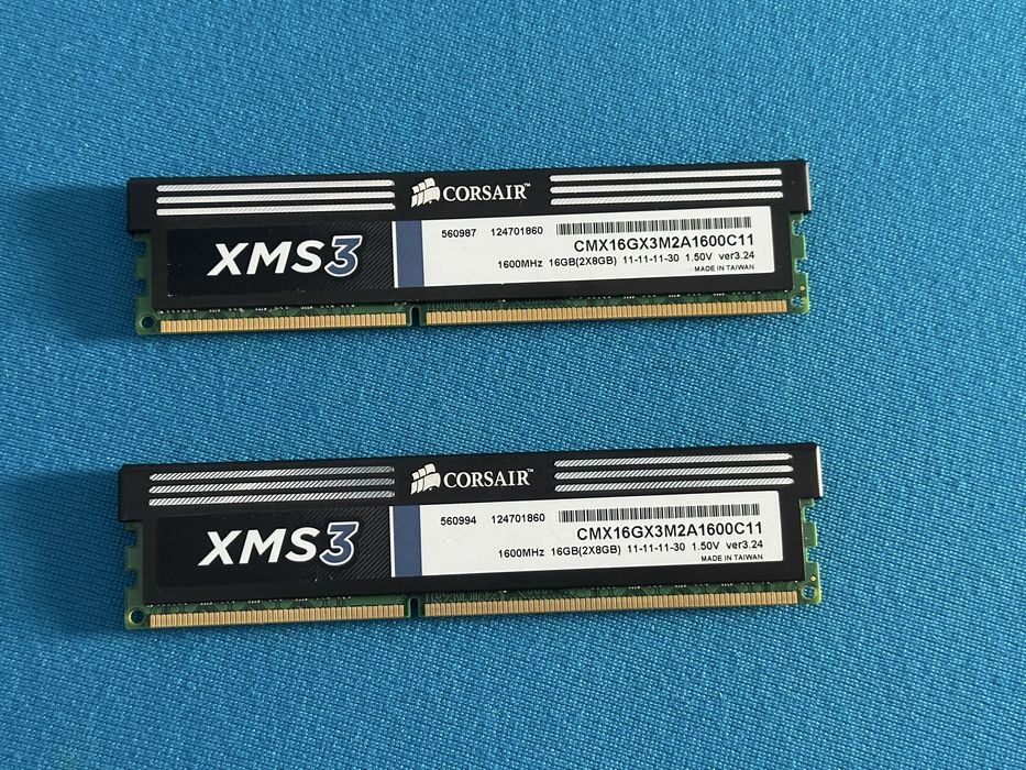 Memorie Corsair XMS3 32GB DDR3 1600MHz CL9 (2x16gb)