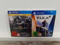 Elex 2 , Chivalry 2 PS4 Steelbook , метални кутии.