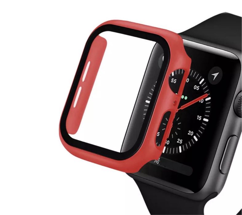 Husa Bumper Carcasa Folie Glass Ceas Apple Watch 40 41 42 44 45 46 49