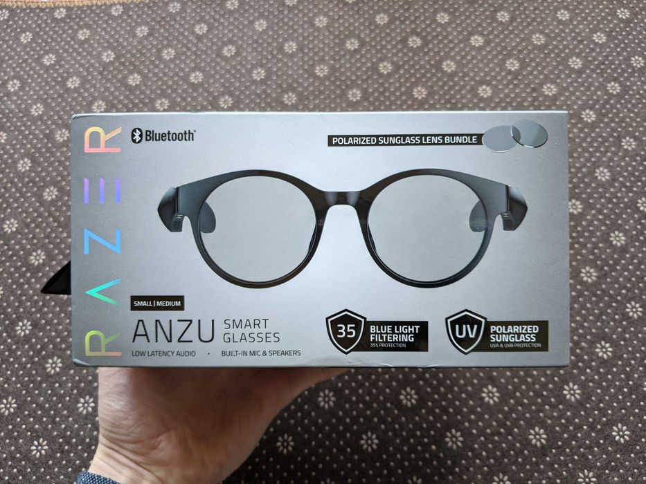 Умные аудиоочки Razer Anzu защита от синего излучения и от солнца