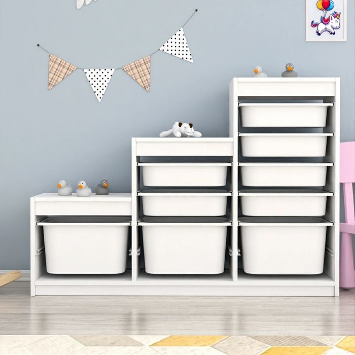 Шкаф за Съхранение с 9 кошници