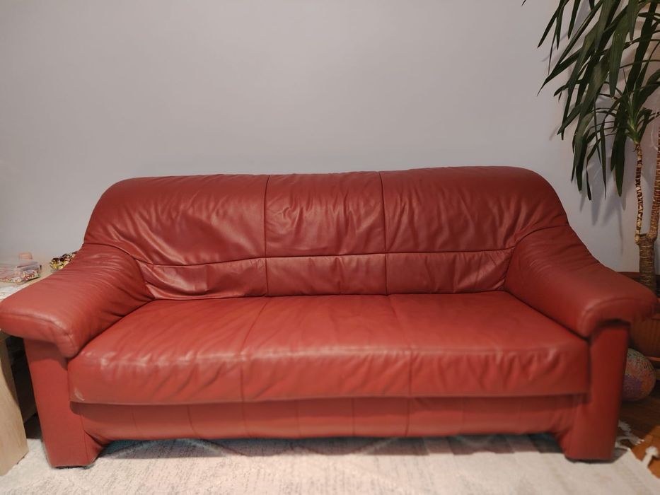 Set  canapele piele 3 2 1