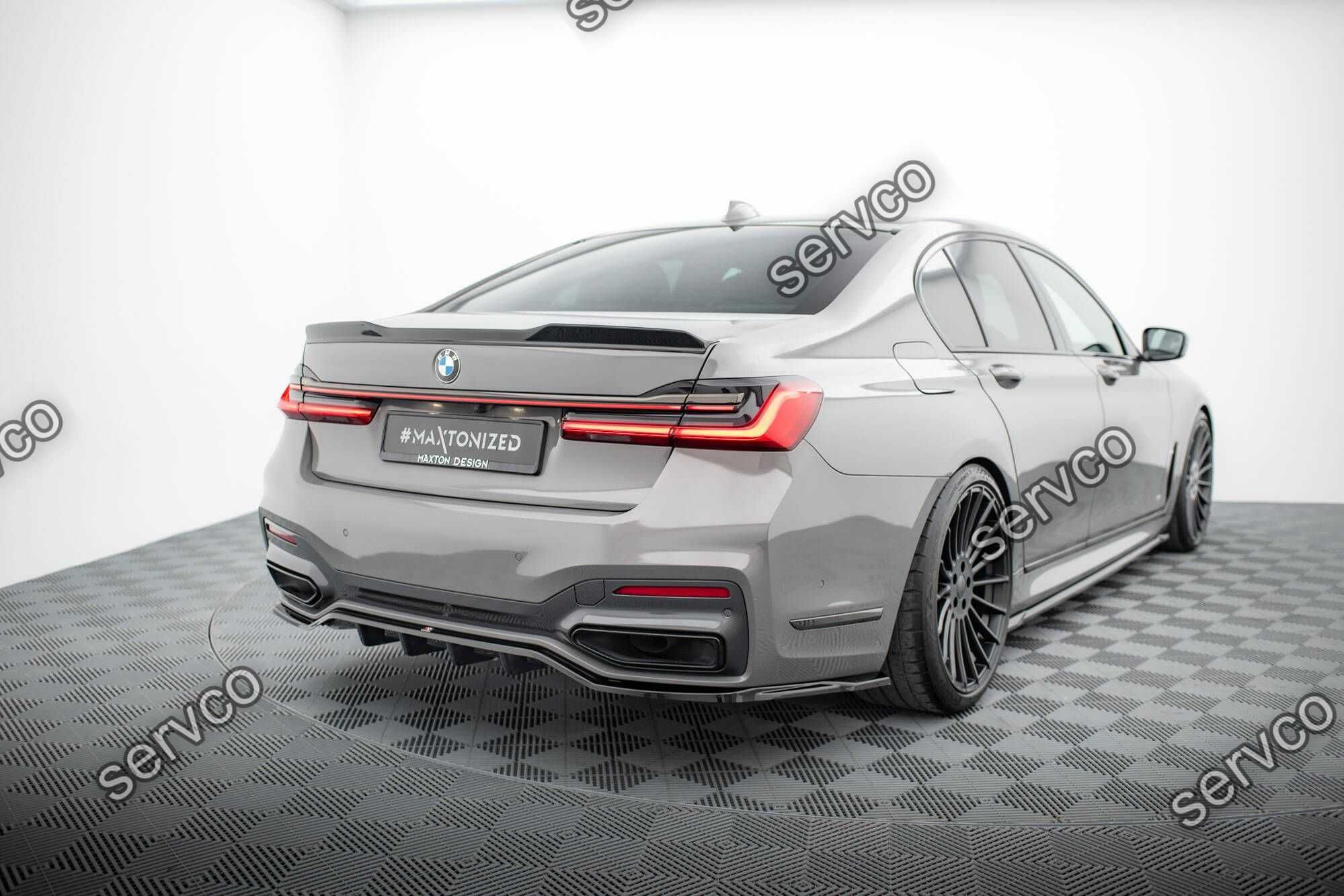 Prelungire bara spate Bmw Seria 7 G11 M-Pack 2019-2022 v5 Maxton Desig