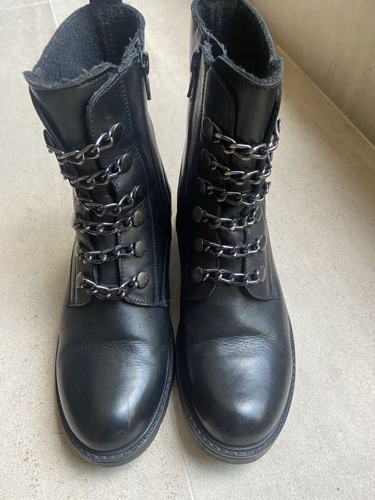 Зимни боти, естествена кожа, р-р 36