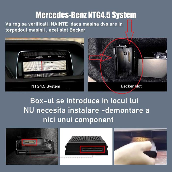 Modul BECKER Carplay_AndroidAuto, Mercedes-Benz NTG 4.5 2011-2016