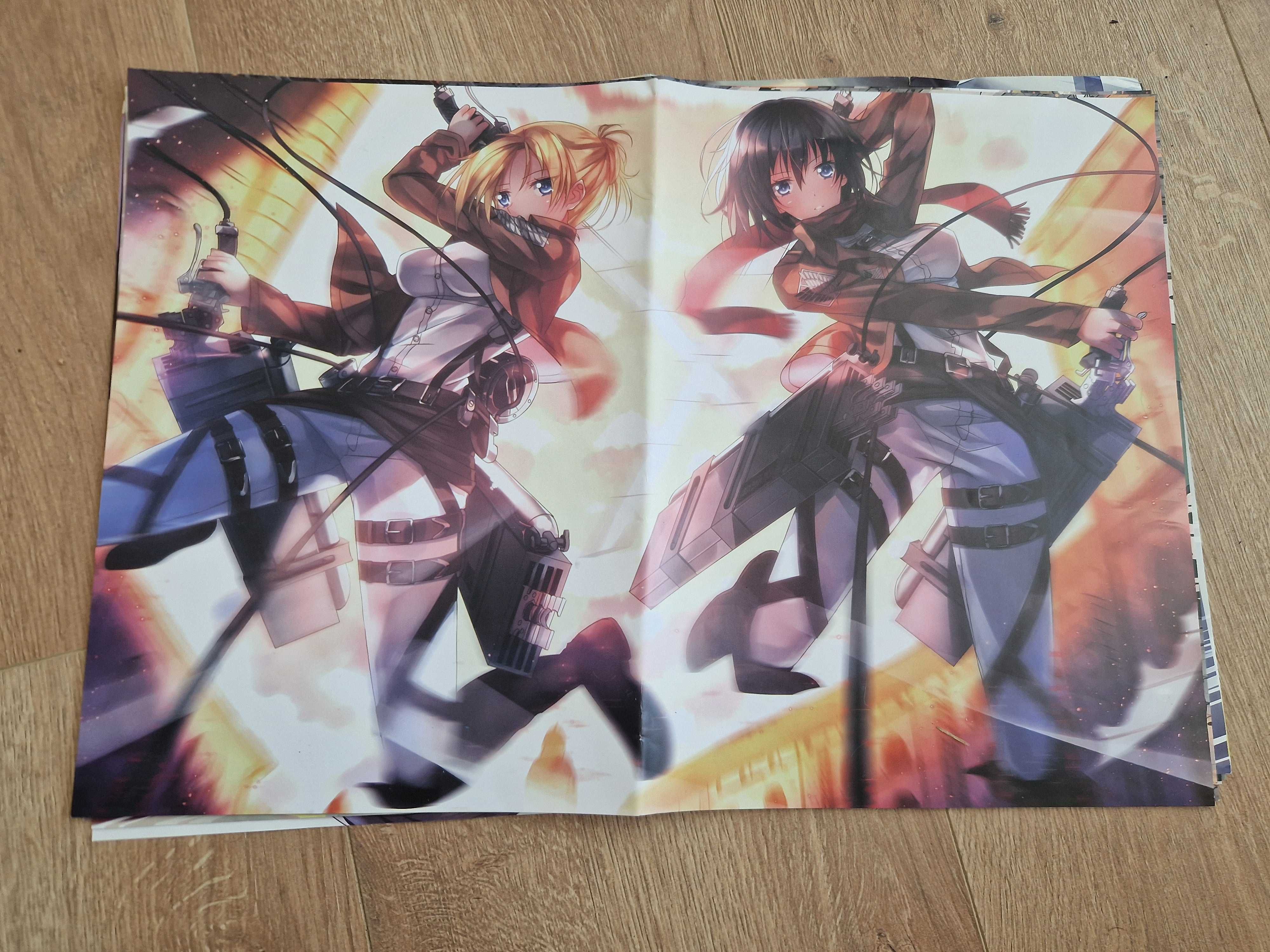 Плакат Attack on Titan, Annie & Mikasa